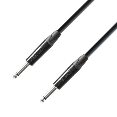 CABLE D'INSTRUMENT JACK MONO 6,3mm A JACK MONO 6,3mm (6 m)