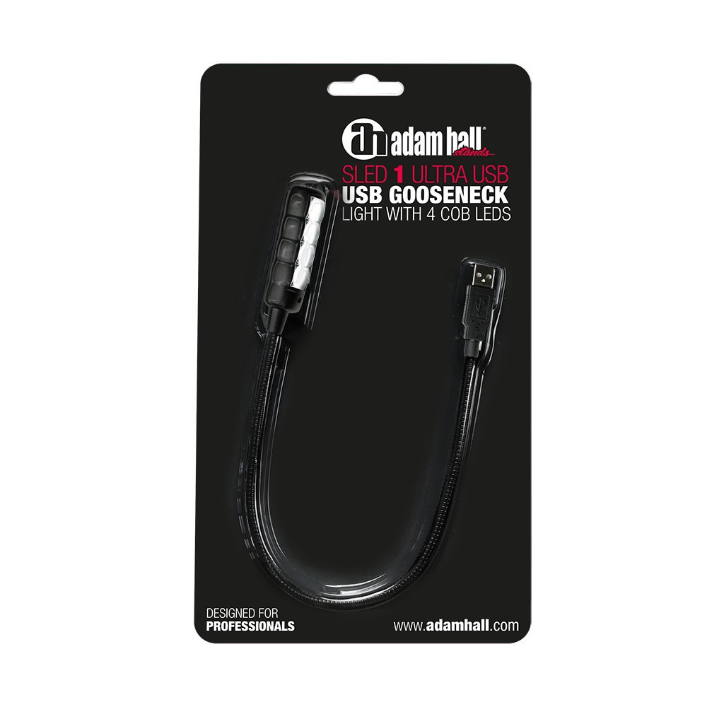 ADAM HALL Llum flexo USB amb 4 LED COB