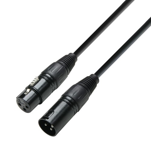 ADAM HALL Cable DMX de XLR mascle a XLR famella, 3 m K3DMF0300